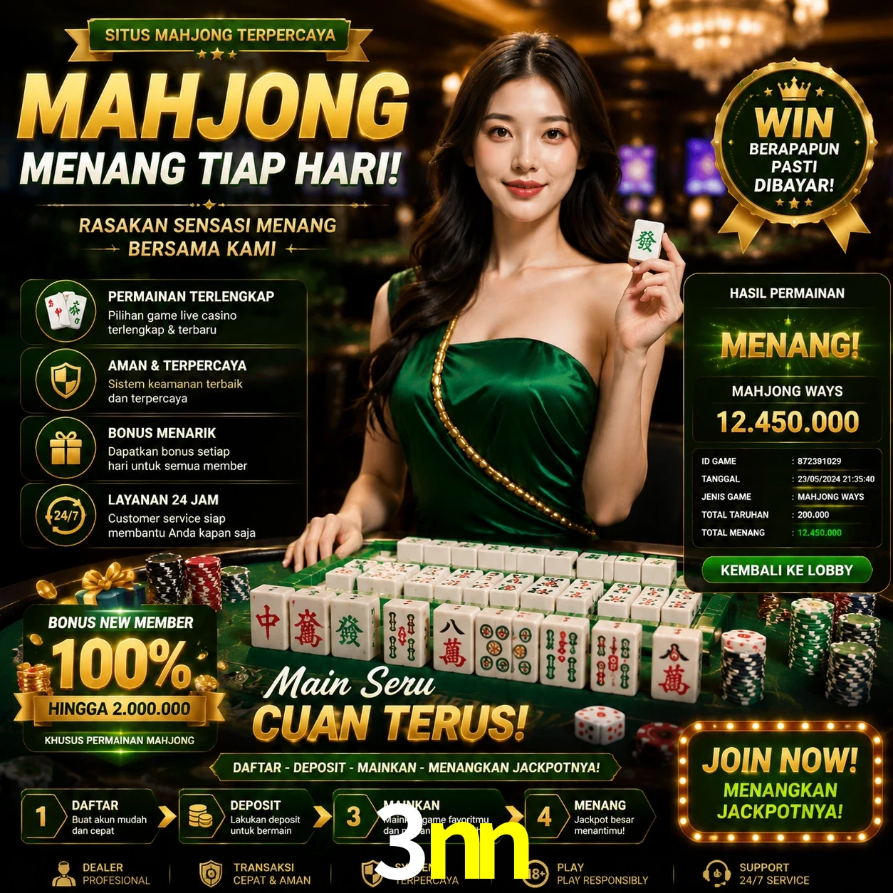Cashback VIP 3nn - reembolso semanal